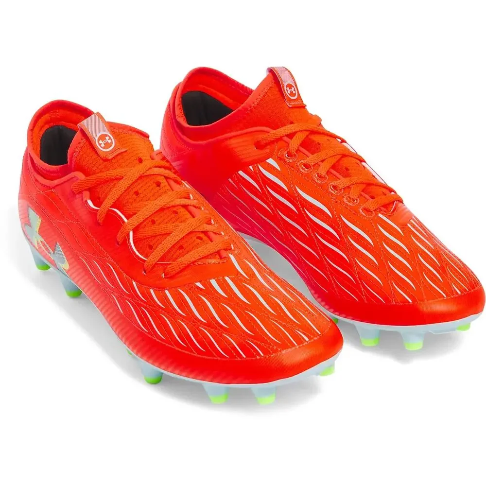 Under Armour Magnetico Elite 4 FG Mens Soccer Cleats Size 10.5 Orange/Yellow New
